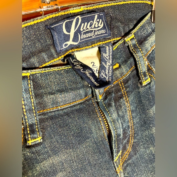 lucky brand 26 (30) zoe boot dark wash jeans 7W11097 - Picture 2 of 7